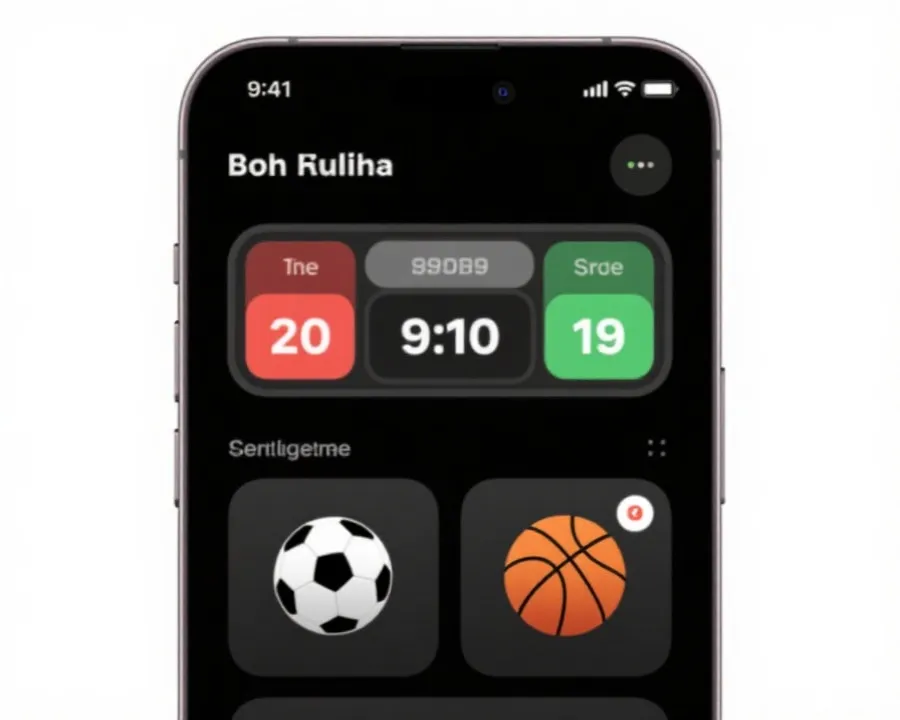 实时比分功能示意图